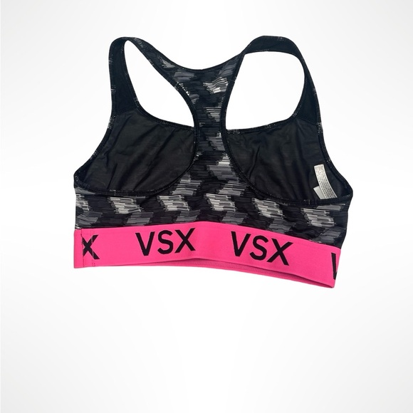 Victoria’s Secret Victoria, sport Black‎ and Pink Sports Bra women’s size medium - Picture 3 of 4